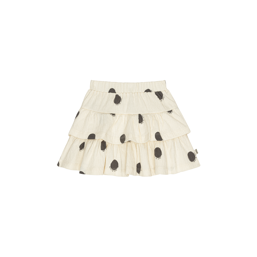 Ruffled Skirt Granite Dots