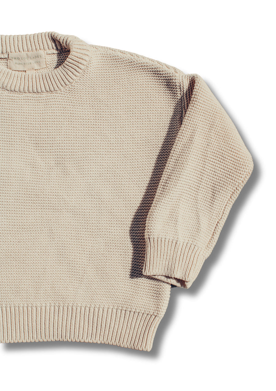 Two You Label Charlys Knitted Jumper Sand
