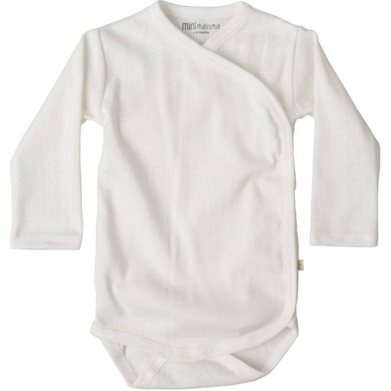 Minimalisma newborn bodysuit // White