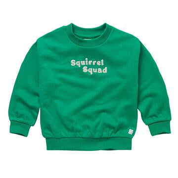 Sweatshirt embroidery Squirrel squad