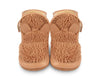 Slofjes Light Maple Curly | Faux Fur