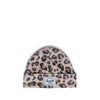 Beanie van Herschel voor baby's in Leopard Print.