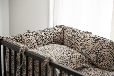 Bed Bumper - Snow Leopard