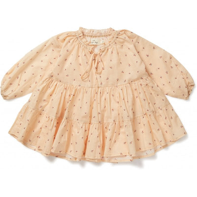 konges Slojd Pilou Dress // Bloom Red Blue
