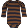 Minimalisma bodysuit // Amber-Blue Striped