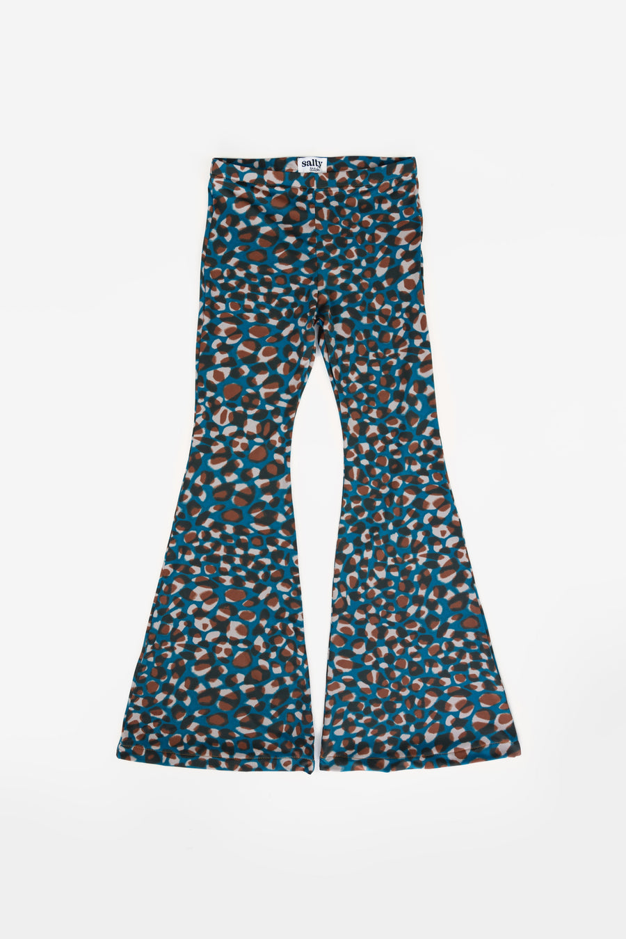 Scatchy Dots flared legging | Blauw