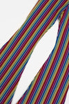 Rainbow flared legging