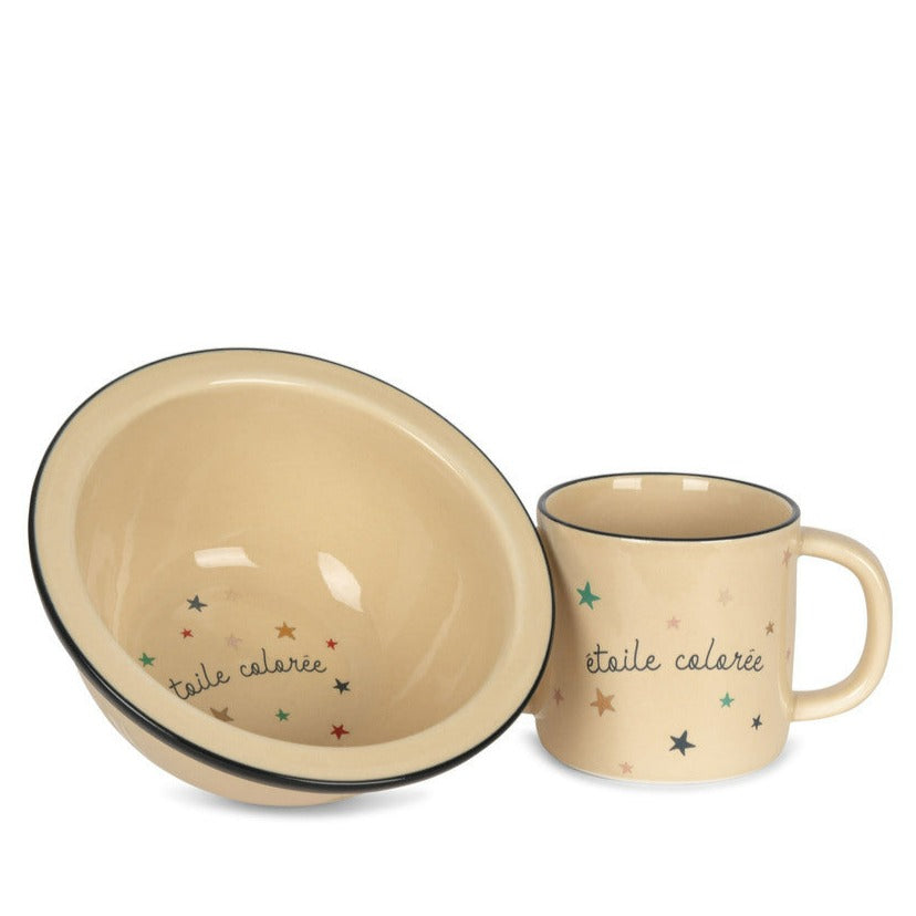 Ceramic Cup and Bowl |Etoile
