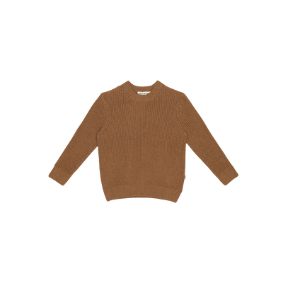 Knitted Sweater - Almond