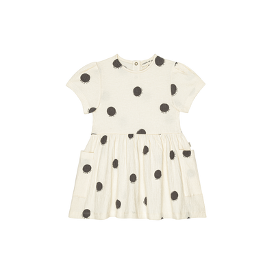 Relaxed Pocket Dress Granite Dots