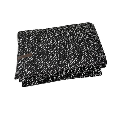 Speel- en boxkleed  Cozy Dots Black 80 x 100 cm