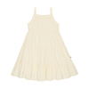 Broidery Layer Dress Creme
