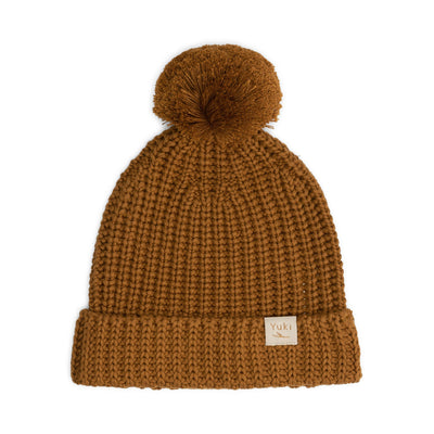 Yuki Knitted Beanie - Rust