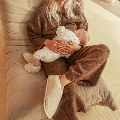 Merino booties baby | Milk