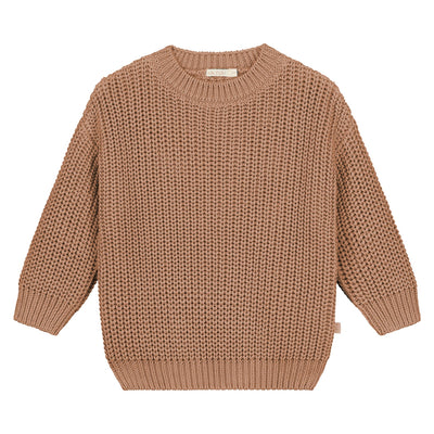 Yuki Knitted Sweater - Coral