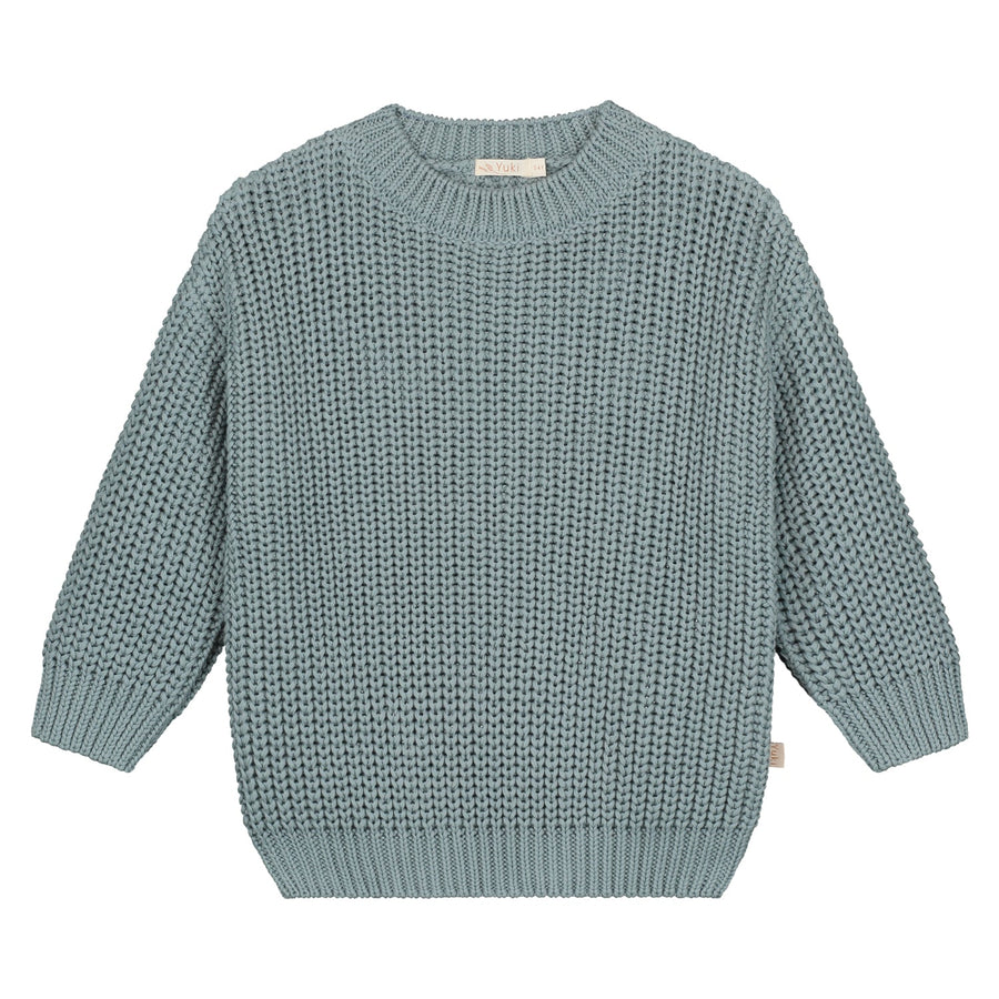 Yuki Knitted Sweater - Ocean