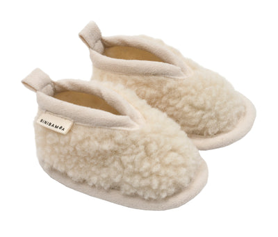 Merino booties baby | Milk
