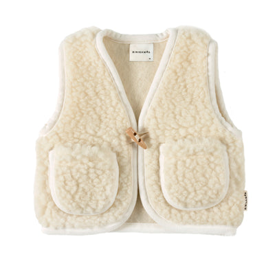 Merino wool snugglevest | Milk