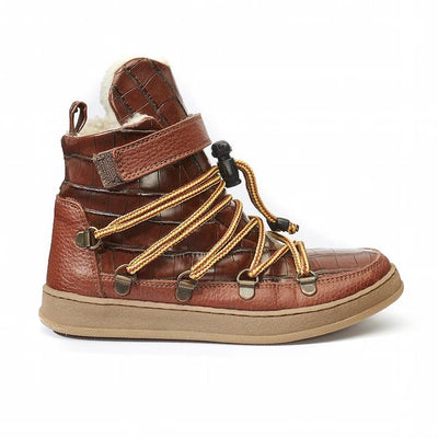 Snowboots Brown Croco