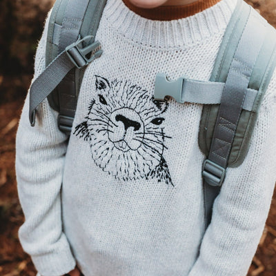 Sweater embroidery Marmot