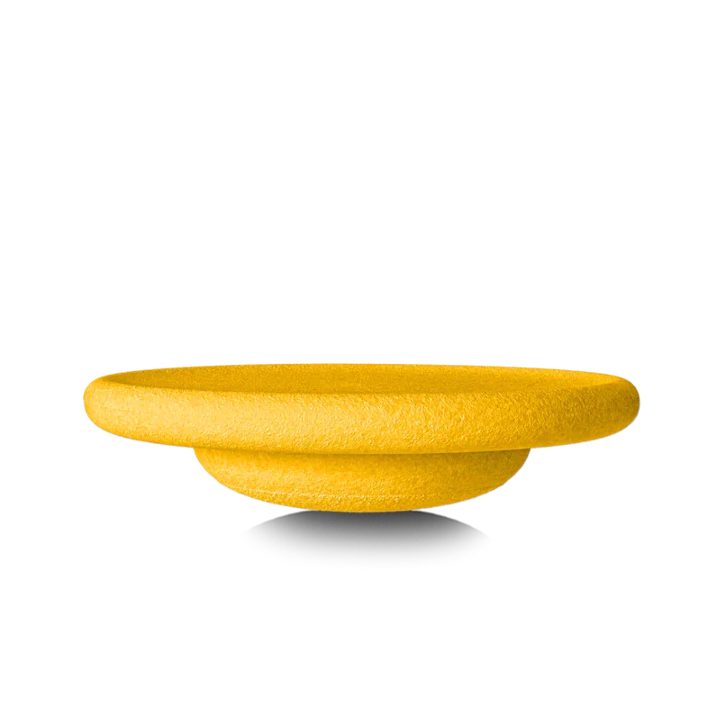 Balance board geel stapelstein.