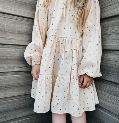 konges Slojd Pilou Dress // Bloom Red Blue