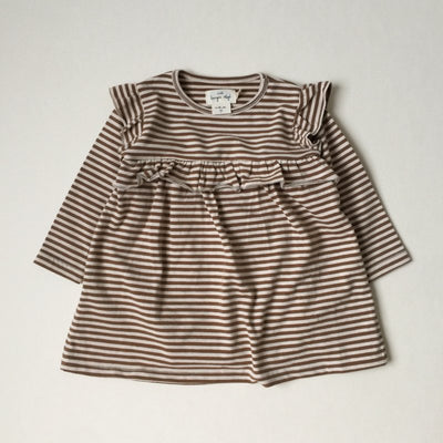 Konges Slojd Frill Dress Deux // Creme brule Almond