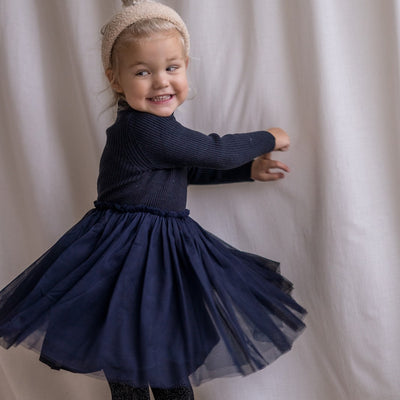 Lotus Dress | Night Blue