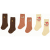 Konges Slojd  3 pack jacquard socks // Lemon Bell Boy Dog