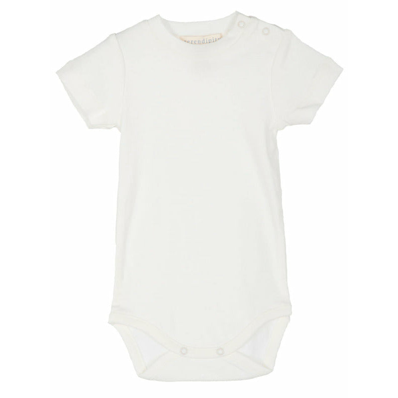 Serendipity Baby Bodysuit short sleeve // Ecru